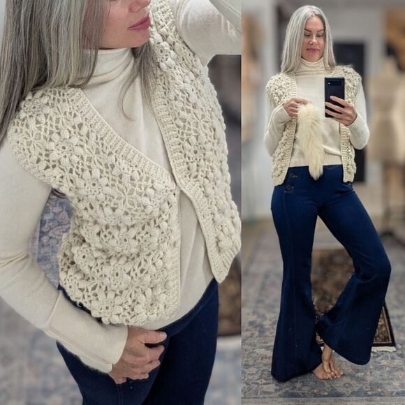 Hand Crocheted Vest - Picture 3 of 8